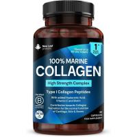 ราคา PureMarineCollagen100%Marine Collagen1Hlyzed Collagen Peptide,Rich in hyaluronic acid และวิตามิน C-Essential amino acid-Collagen เหมาะสําหรับทั้งชายและหญิง 60Capsule (56914742232)