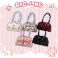 ราคา BAG-LING กระเป๋าหนัง กระเป๋าแฟชั่น สะพายไหล่ ช่องซิปหน้า ติดโบว์ สีสันสดใส สินค้าพร้อมส่ง (28360290629)