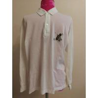 ราคา DAKS LONDON Brand_2nd (DAKS-GOLF) เสื้อโปโลแขนยาวผ้าฝ้าย 100% (Made in Japan) แท้มือสองกระสอบนำเข้า (3479239382)