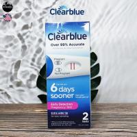 ราคา [Clearblue] Early Detection Pregnancy 2 Tests อุปกรณ์การตั้งครรภ์ ที่ตรวจครรภ์ แบบจุ่ม (18500475225)