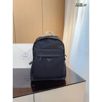 ราคา Prada Unisex Re-NylonSaffiano กระเป๋าเป้สะพายหลังไนลอนน้ําหนักเบากระเป๋าเป้สะพายหลัง (43032594775)