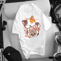 ราคา เสื้อยืด UNISEX พิมพ์ลายด้วยถ้วยชานมสุดฮอต AS A GIFT - 061677 (56460682340)