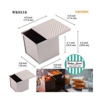 ราคา พิมพ์ CHEFMADE รหัส WK9318 พิมพ์ขนมปังมีลอน เคลือบเทฟลอนสีทอง (5679556759)