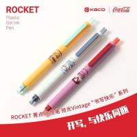 ราคา [คาโก้]|{Coca-Cola} ปากกาเจลแบรนด์ร่วม Vintage 3-Pack Press 0.5 Black Water Pen Press Type (46214127461)