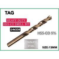 ราคา ดอกสว่านเกลียว สเตนเลส HSS-CO 5% 13.0 มม. 13 มม. DIN338 CO-5% HSS 6-13 มม. (20980102285)