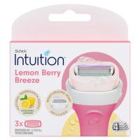 ราคา [schick] Intuition Lemon Berry Breeze Womens Razor Blade Refills, 3 แพ็ค / ใบมีดโกนเกาหลี / Smooth Shave by UNVELLE (49613127555)