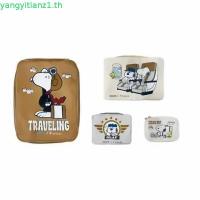 ราคา Snoopy Storage ชุดสี่ชิ้นกระเป๋าเครื่องสําอางมัลติฟังก์ชั่นลิปสติกหูฟังสายเคเบิลข้อมูลกระเป๋าใส่เหรียญชิ้นเดียวแบบพกพา (43380206326)