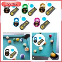 ราคา [pugwsl] Pool Cue Chalk Holder Portable Pocket Lightweight Billiard Chalk สีดํา (56263351345)