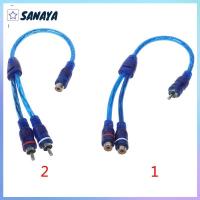 ราคา Dwi อะแดปเตอร์สายเคเบิลตัวแยกสัญญาณเสียงแบบ RCA Y สำหรับรถยนต์ MP3เครื่องขยายเสียง AUX สำหรับรถยนต์ (52664809871)