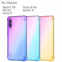 ราคา Xiaomi Redmi 8 Note 8 Note 8 Pro Mi A3 Case Rainbow กันกระแทก TPU ซิลิโคนนุ่มฝาหลังปลอก (49664551391)