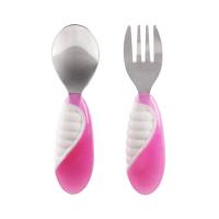 ราคา Munchkin : MNK11328# ชุดช้อน Mighty Grip Fork & Spoon (1641181472)