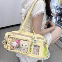 ราคา น่ารักสุดๆ!FX Pain Bag Concert Tote สไตล์ใหม่ All-Match ซ่อน Light Board Commuter One-Shoulder Star Chasing Cross-Body กระเป๋าเด็ก Little Sweet Bean itabag (53961140659)