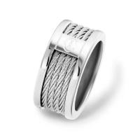 ราคา CHARRIOL RING 02-01-1139-0 Steel - Forever- Steel Cable (45008375172)