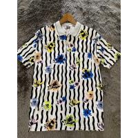 ราคา เสื้อโปโลงานเกาหลี ลายทาง ผ้ายืดลื่นนิ่ม พื้นสีขาว ลายทางสีเหลืองดำ ลายดอก สินค้ามือ 1 (14949981200)