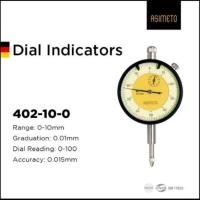 ราคา Asimeto ไดอัลเกจ Dial Indicator ความละเอียด 0.01 มม ช่วงวัด 0-3 mm, 0-5 mm, 0-10 mm 402-10-0 (54256271871)