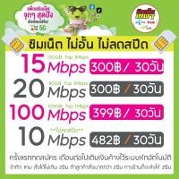 ราคา ซิมเน็ตไม่อั้นAIS ลดสปีด 4Mbps 15Mbps 20Mbps โทรฟรีทุกค่ายครั้งละไม่เกิน15นาที (13174122070)