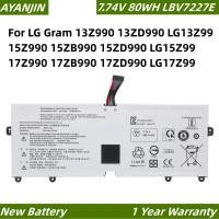 ราคา LBV7227E 7.74V แบตเตอรี่80WH สำหรับ LG Gram 13Z990 13ZD990 LG13Z99 17ZB990 15ZB990 15ZD990 LG15Z99 17Z990 LG17Z99 (27450935557)