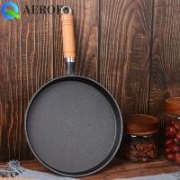 ราคา AEROF กระทะเหล็กหล่อ, กระทะแพนเค้กหนาไม่ติด, กระทะซอส 20/26 ซม. ด้ามไม้ Crepe Maker โรงแรม (45514164785)