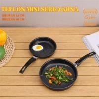 ราคา GSM Fry Pan กระทะเทฟลอนแบนขนาดเล็ก / ไข่เทฟลอน 14 ซม. และ 18 ซม (25646565350)