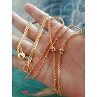 ราคา เลสข้อมือและสร้อยคอคั่นโอ่งหนัก2สลึง (19366288319)