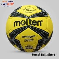 ราคา Molten Vantagia 2600 Size 4 Futsal Ball ลูกฟุตซอล Realpict Molten 100% วัสดุหนานุ่ม (44233029932)