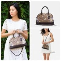 ราคา *ส่งด่วน* COACH OUTLET แท้ ตำหนิป้าย MINI SIERRA SATCHEL IN SIGNATURE CANVAS F31968 กระเป๋าสะพายข้าง (42509295559)