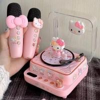 ราคา [1029คอลเลกชันคน] Hello Kitty ของขวัญวันเกิดสําหรับสาวแฟนไมโครโฟนบลูทูธเสียงแบบบูรณาการ เคที แมวไมโครโฟนลําโพงขนาดเล็ก (26034848111)