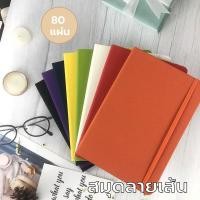 ราคา สมุดโน๊ต สมุดจด มีลายเส้น 80 หน้า ปกหนัง ขนาด A5/A6 จดบันทึก จดโน๊ต เขียนไดอารี่ (26362577831)