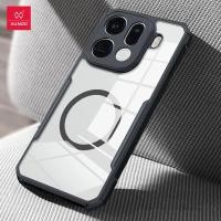ราคา Xundd Magnetic Case สําหรับ OPPO Find X9 Pro / Find X9 / Find X9 Ultra - TPU Border Transparent Back กันกระแทก 4 มุม (56303622143)