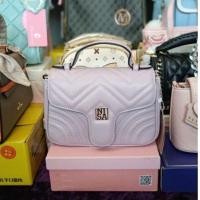 ราคา กระเป๋าถือNISAสีม่วง (22713198926)