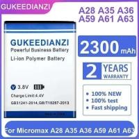 ราคา Stable สําหรับ Micromax A28 A35 A36 A59 A61 A63 แบตเตอรี่โทรศัพท์มือถือ 2300Mah (47562176080)