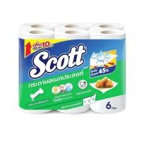 ราคา สก๊อตต์ พิคอะไซส์ กระดาษอเนกประสงค์ Scott Pick A Size Paper Towel 6Pcs. (51109429964)