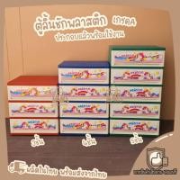 ราคา ตู้ลิ้นชักพลาสติกใหญ่ ประกอบแล้วพร้อมใช้งาน 3/4/5ชั้น (8497975762)