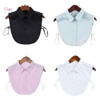 ราคา เสื้อยืด คอปกปลอม แบบครึ่งตัว สีพื้น ถอดออกได้ (20471558689)