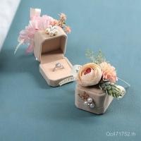 ราคา กล่องสักหลาดมูลค่างานแต่งงานกล่องความรู้สึกพิธีแหวนใบหน้าหมั้นข้อเสนอเครื่องประดับแหวนเพชรสร้างสรรค์กล่องเก็บสูง อาจฮ (46560236695)