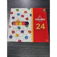 ราคา สีไม้คอลลีน #รุ่น775#ดินสอสี24 แท่งให้สีสด นุ่มลื่น ระบายง่าย#colleen ขอบคุณค่ะ (24128761308)