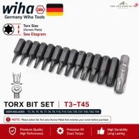 ราคา Wiha Torx ชุดหัวไขควง ดอกไขควง คุณภาพสูง มาตรฐานเยอรมัน T4, T5, T6, T7, T8, T9, T10, T15 T25 ประแจดาว หัวดาว (56312828828)