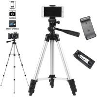 ราคา ขาตั้งกล้องมือถือปรับระดับได้ แข็งแรงทนทาน Tripod 3110 ขาตั้งกล้อง 3ขา ขาตั้งมือถือ สูง110cm (29465752907)