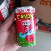 ราคา ปลากระป๋องตราเพชร 1กระป๋อง เพิ่มปริมาณ30กรัม ปลาแมกเคอเรลในซอสมะเขือเทศ ไม่ใช้วัตถุกันเสีย ผลิตใหม่ (58100606721)