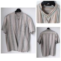 ราคา (แบรนด์ญี่ปุ่น) เสื้อเชิ้ตแขนสั้นลายทาง ไซส์ L (มือสองญี่ปุ่นค่ะ) (5244977703)