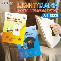 ราคา A4 Inkjet Printable T-Shirt Heat Transfer Paper สําหรับ Light/Dark Fabric Thermal Transfer (57507876074)