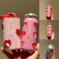 ราคา [Starbucks] Cup Starbucks วันวาเลนไทน์ Cute Cat Love ถ้วยเก็บความร้อนสแตนเลสมูลค่าสูงแบบพกพาพร้อมชุดถ้วย (54709616289)