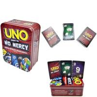 ราคา ไพ่ การ์ด UNO No MERCY อูโน่ โน เมอร์ซี่ กล่องเหล็ก 168ใบ (43681163051)