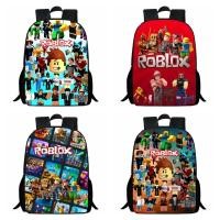 ราคา Roblox บล็อกบล็อกคนเล็กเด็กสองไหล่กระเป๋านักเรียนเกมการ์ตูนพิมพ์ความจุขนาดใหญ่กันน้ำลดกระเป๋าเป้สะพายหลังสำหรับผู้ชายและผู้หญิงโรงเรียนประถมศึกษาสันทนาการเที่ยวกระเป๋าเป้สะพายหลัง (57813159917)