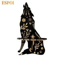 ราคา อีโซอิ ที่วางคริสตัล,ชั้นวางลอยแสดงชั้นวางคริสตัลสีดํา,ติดตั้งง่ายแอสเพนติดผนังขาตั้งจอแสดงผลบ้าน (47314814040)