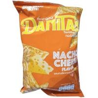 ราคา ดานิต้าส์คอร์นนาโชชีส 180กรัม Danitas Corn Chip Nacho Cheese 180g. [หมายเลขบาร์โค้ด 8850575001139] (47312741652)