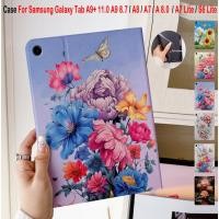 ราคา สําหรับ Samsung Galaxy Tab A9 + 11.0 A9 8.7 A8 10.5 A7 10.4 S6 Lite Tab A7 Lite 8.7 ใหม่ Blooming ดอกไม้ช่องเสียบปากกาฝาครอบ TPU หนังกันกระแทกแท็บเล็ตพร้อมช่องเสียบปากกา (27017355319)