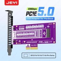 ราคา JEYI PCIe 5.0 SSD อะแดปเตอร์สําหรับ MacBook Air/Pro(2013-2017),รองรับ NVME/AHCI, ความเร็วสูงสุด 128Gbps,รองรับ PCIe X4/X8/X16 (40917596456)