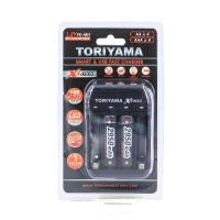 ราคา Toriyama แท่นชาร์จ X4 USB Charger+ถ่าน AA 2950mAh (แพค 2ก้อน) (3905726386)