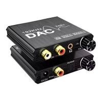 ราคา DAC 192KHz 24Bit Digital To Analog Audio Converter Coaxial SPDIF Optical 3.5มม.L/R RCA ซับวูฟเฟอร์สำหรับทีวี PS4 (44711059487)